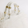 J.Lowery - Emily Feather Bag - White - Council Studio